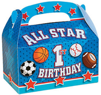 All Star 1st Birthday Boxes