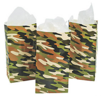 Camouflage Paper Bags