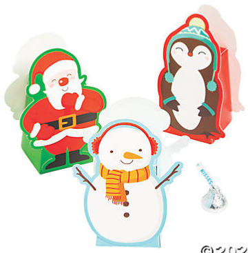 Christmas Character Paper Boxes (ONLY ONE PACK AVAILABLE)